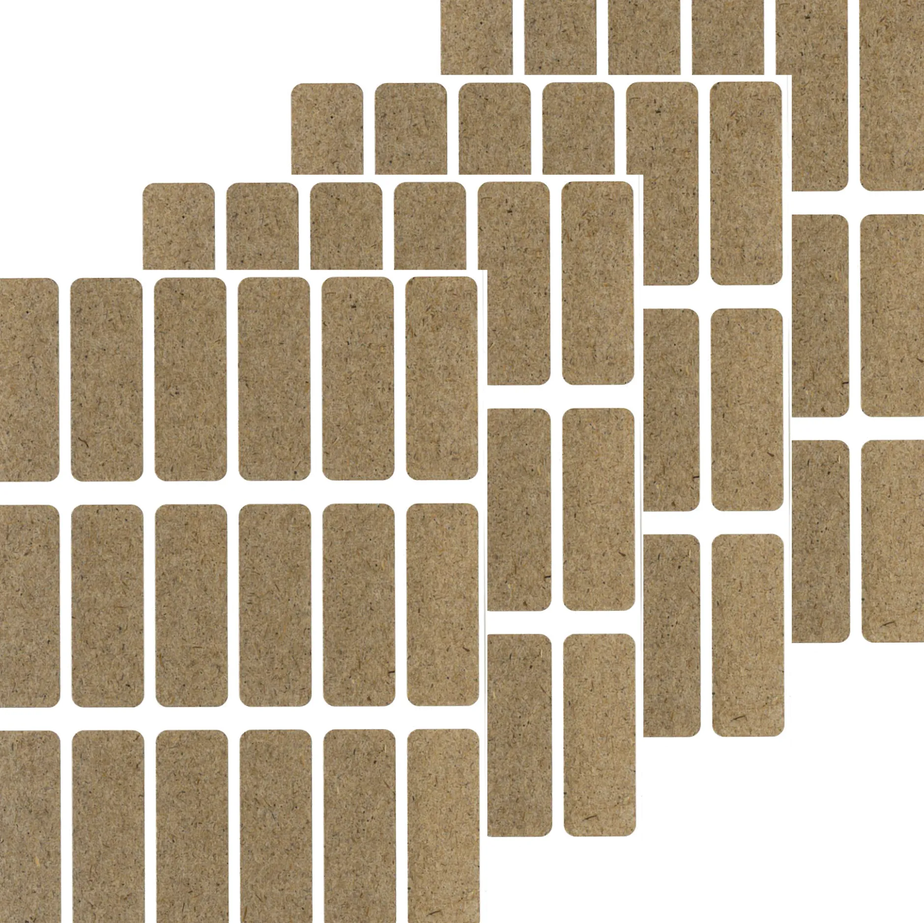 Silphie stickers, 12x34 mm