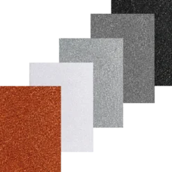 Självhäftande glitterpapper svart/vitt