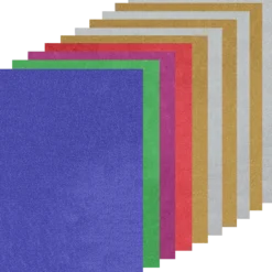 Självhäftande glittrig dekorgummi