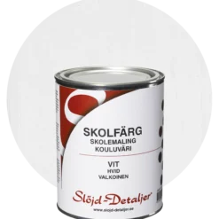 Skolfärg, vit