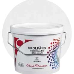 Skolfärg, vit