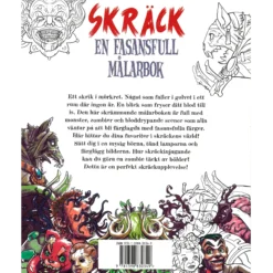 Skräck, en fasansfull målarbok