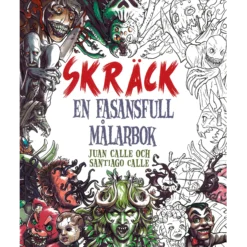 Skräck, en fasansfull målarbok