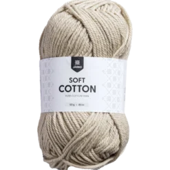 Soft Cotton bomullsgarn, beige