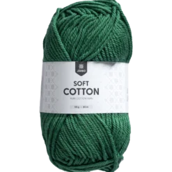 Soft Cotton bomullsgarn, grön