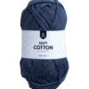 Soft Cotton bomullsgarn, marinblå