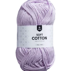 Soft Cotton bomullsgarn, pastellsyren