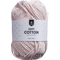Soft Cotton bomullsgarn, pastellrosa