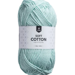 Soft Cotton bomullsgarn, pastellturkos