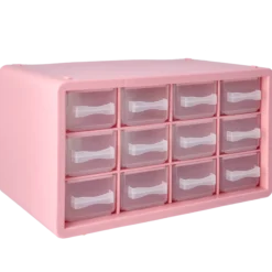 Sortimentskåp, rosa
