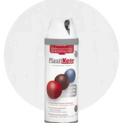 Sprayfärg halvmatt, vit