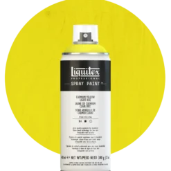 Sprayfärg Liquitex, cadmium yellow light hue