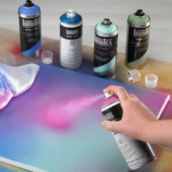 Sprayfärg Liquitex, carbon black