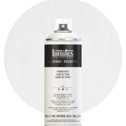 Sprayfärg Liquitex, titanium white (opaque)