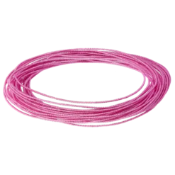 Spunnen koppartråd, rosa