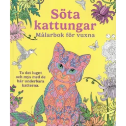 Söta kattungar, Målarbok för vuxna