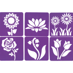 Stencil Blommor