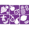 Stencil Frukt