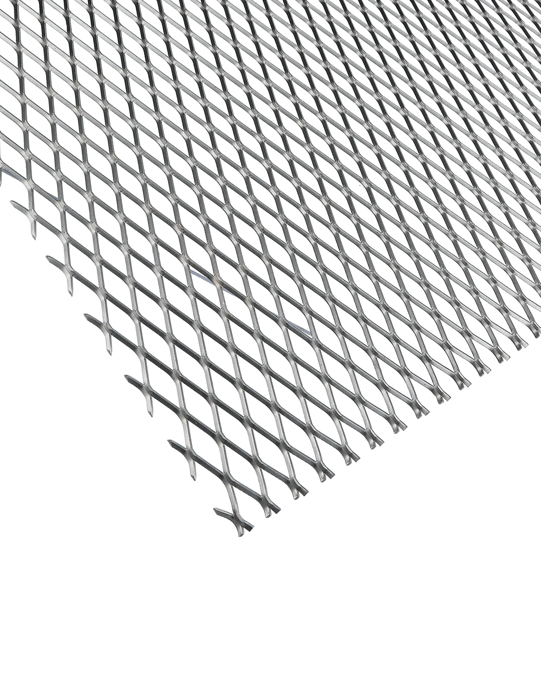 Sträckmetall 1000x500 mm, obehandlat stål
