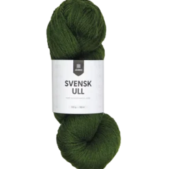 Svensk ull 3 tr, Pine tree green