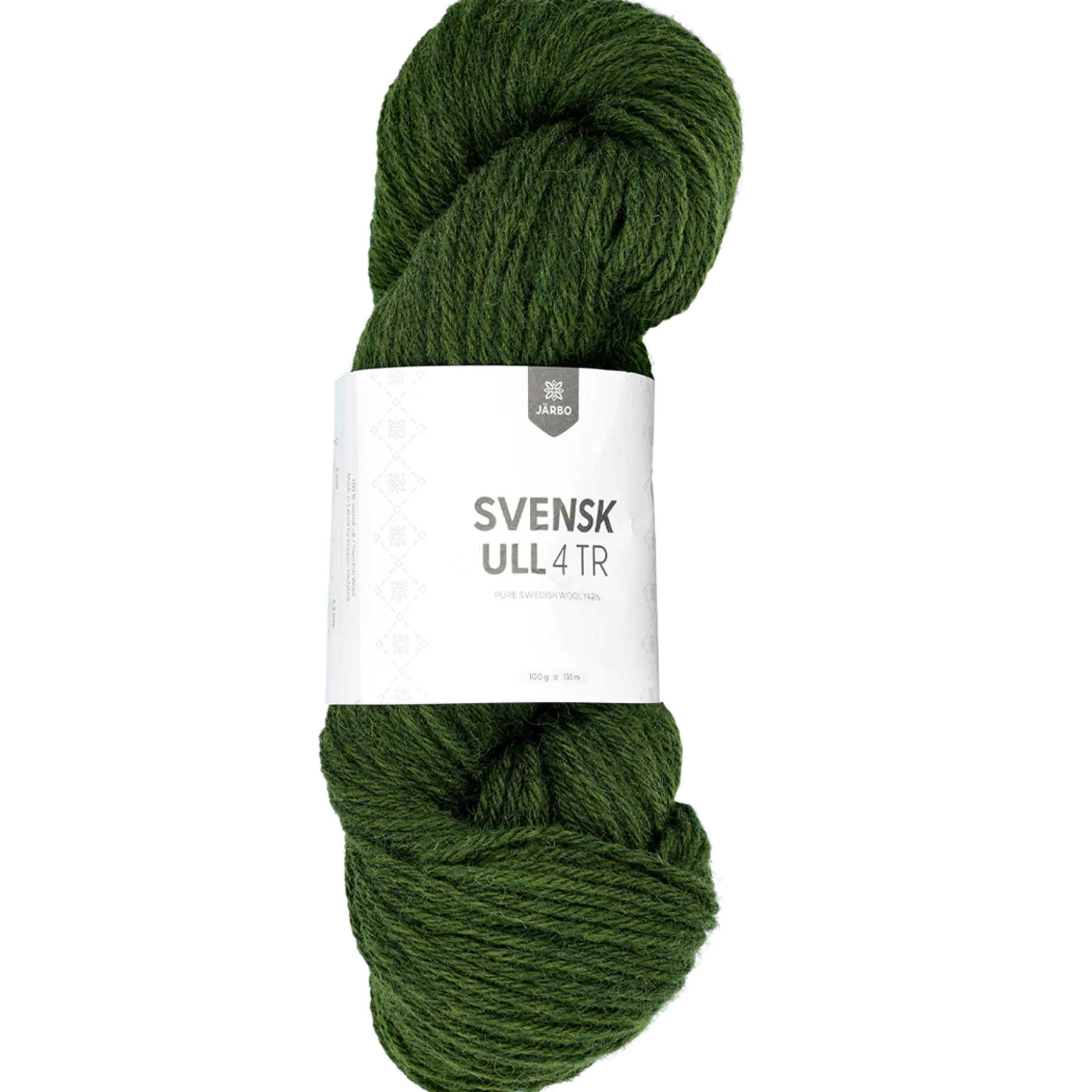 Svensk ull 4tr, Pine tree green