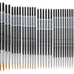 Syntetpenselset 30-pack rund