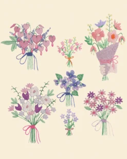Sy och Fäst Blommor