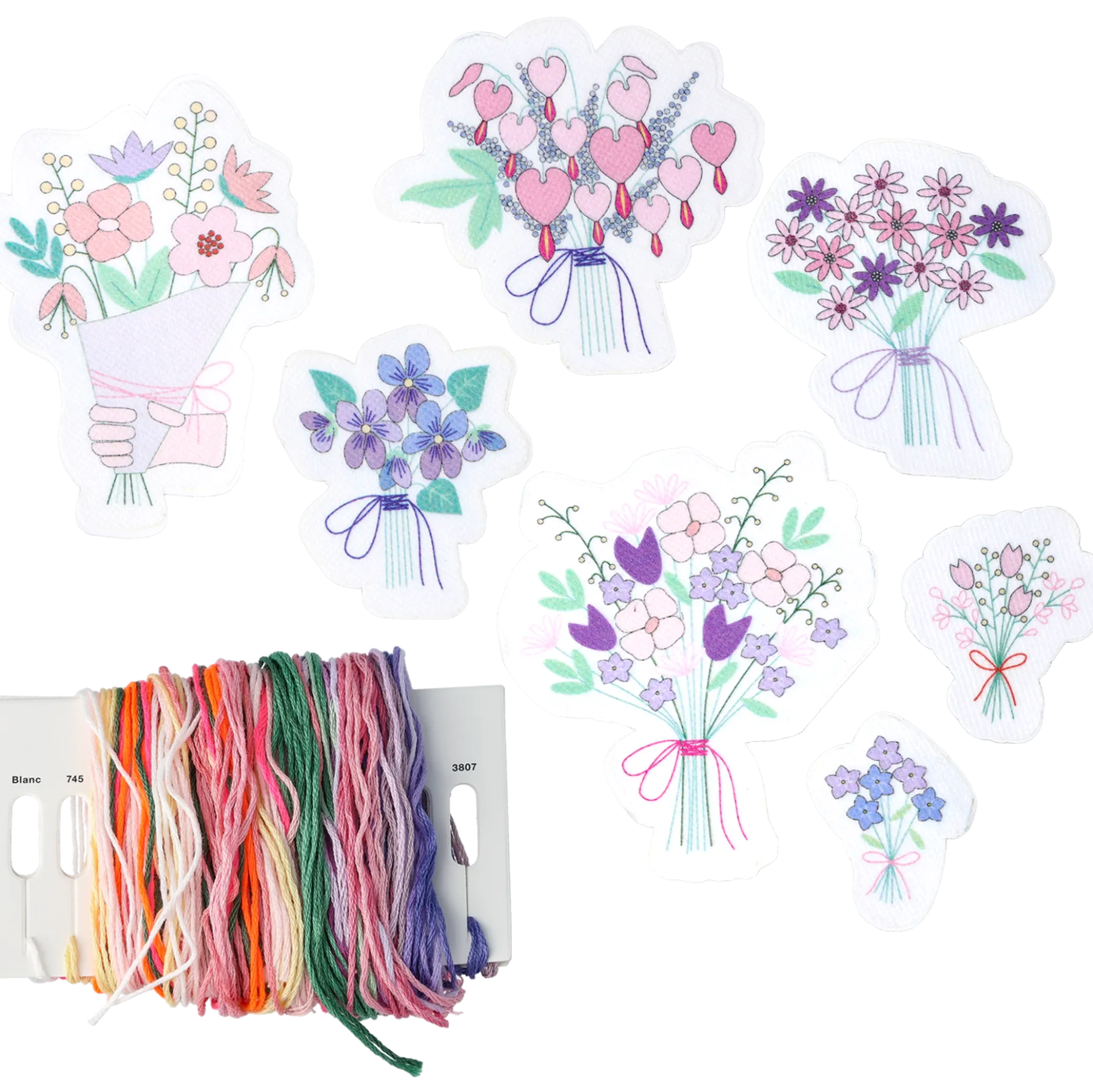 Sy och Fäst Blommor
