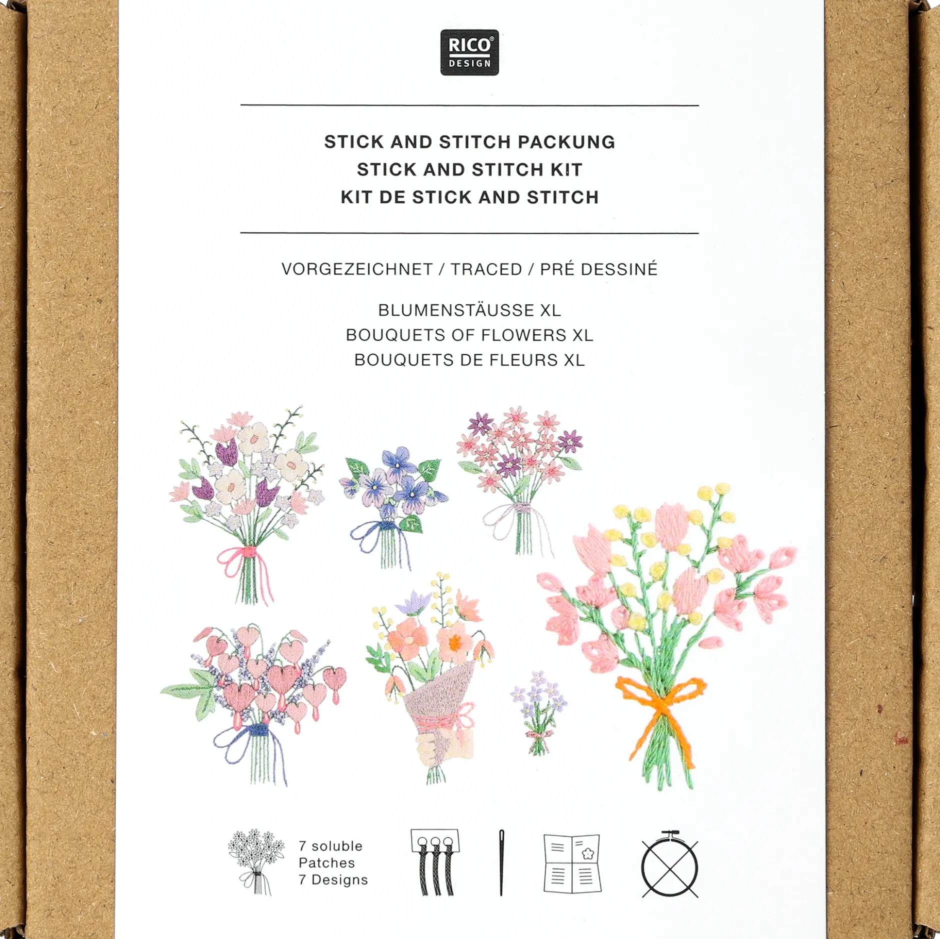 Sy och Fäst Blommor
