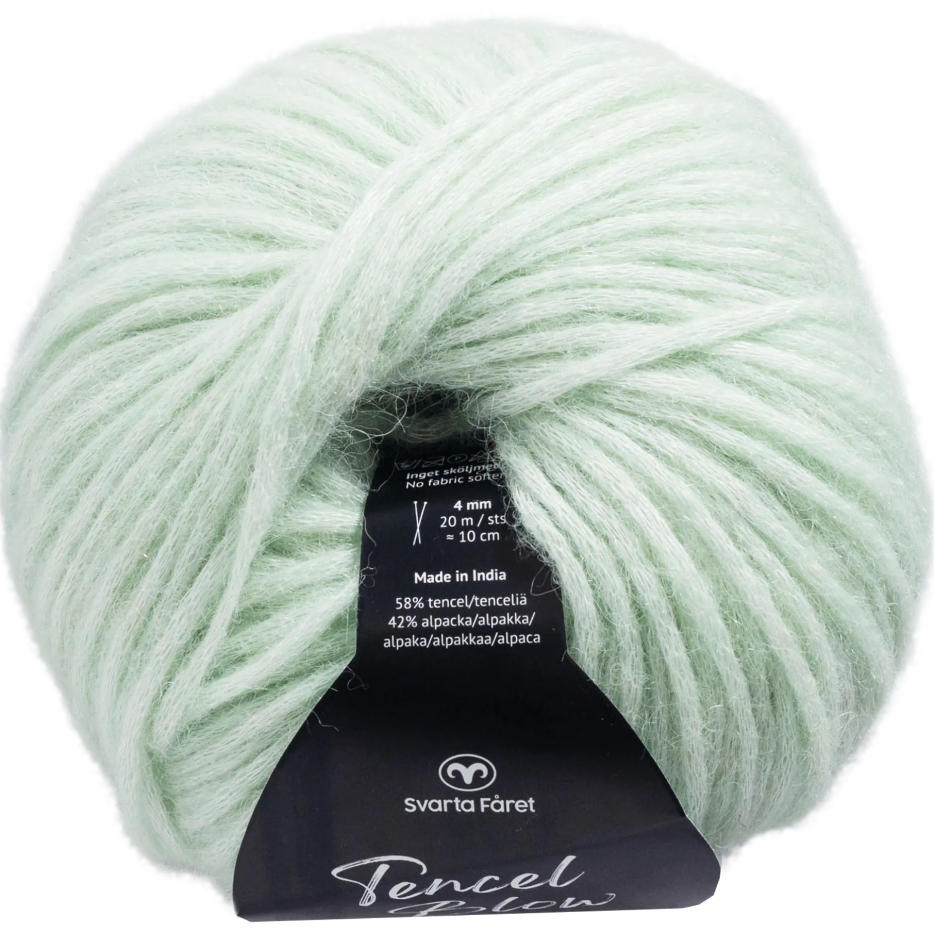 Tencel Blow tencel/alpackagarn, frostgrön