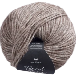 Tencel Blow tencel/alpackagarn, lattebrun