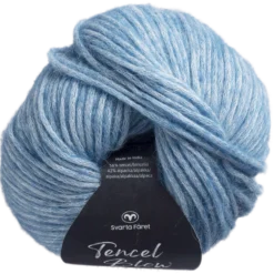 Tencel Blow tencel/alpackagarn, porslinsblå