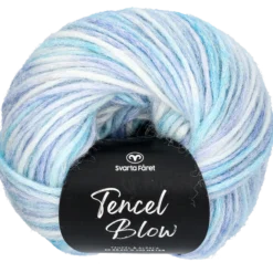 Tencel Blow tencel/alpackagarn, blåbär/vanilj
