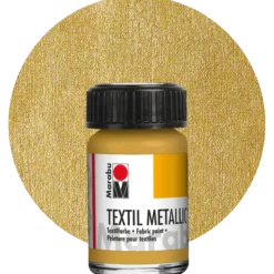 Textilfärg metallic, guld