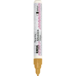 Textilpenna glitter, guld