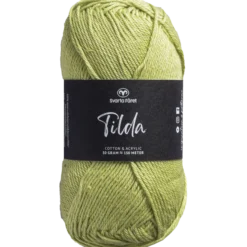 Tilda, bomull/akrylgarn, lime