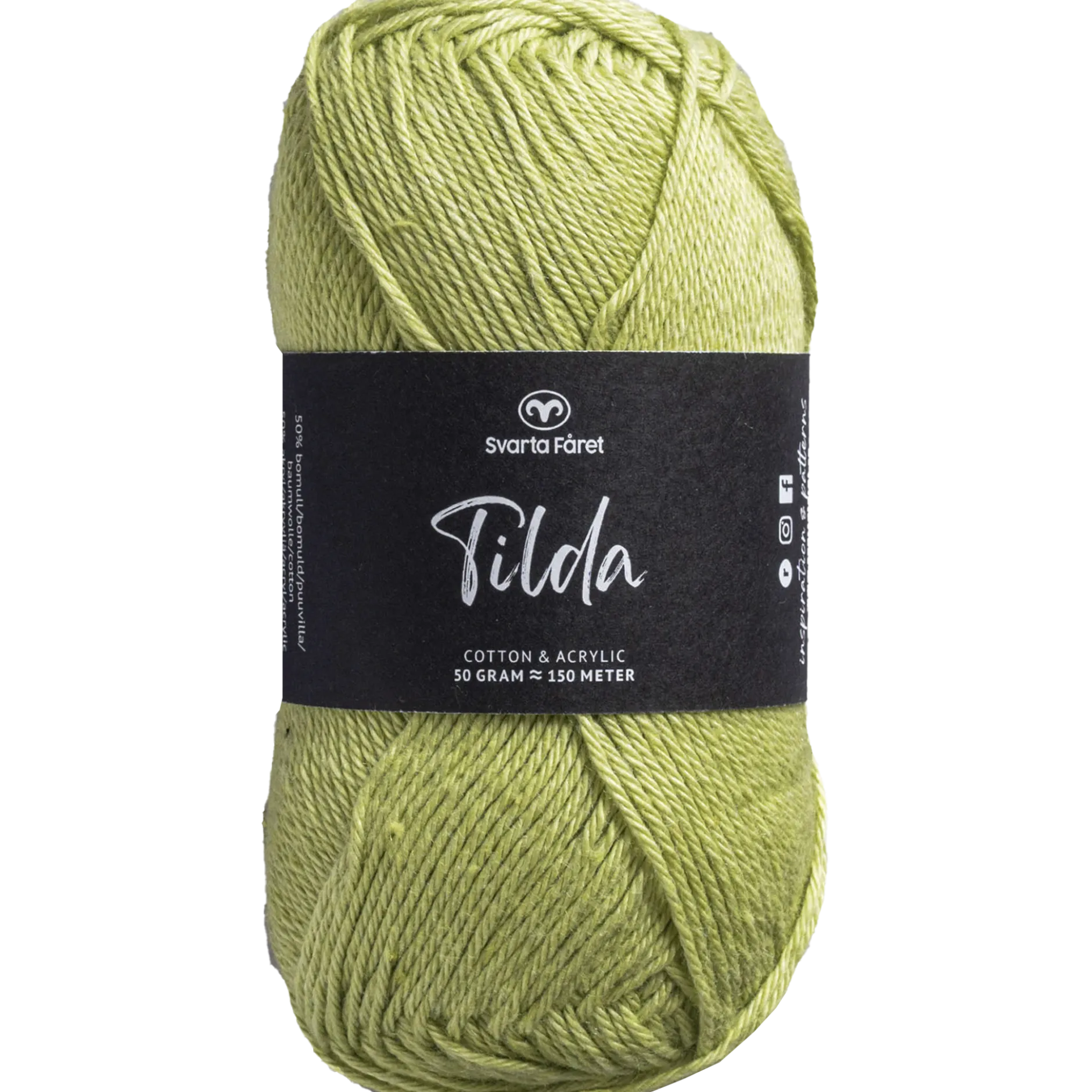 Tilda, bomull/akrylgarn, lime