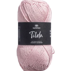 Tilda, bomull/akrylgarn, ljusrosa