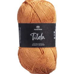 Tilda, bomull/akrylgarn, orange