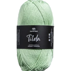 Tilda, bomull/akrylgarn, pastellgrön