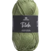 Tilda, bomull/akrylgarn, skogsgrön