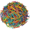 Tändstickor färgade 250 g