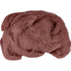 Tovull filtning 50g, ljusbrun