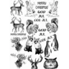 Transferark God jul skogens djur