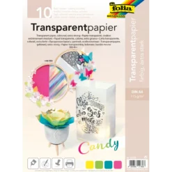 Transparentpapper extra starkt, Candy