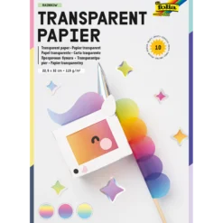 Transparent papper regnbåge