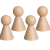 Träfigur, 70 mm