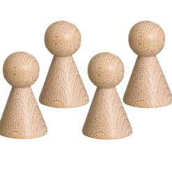 Träfigur, 70 mm