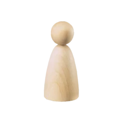 Träfigur 4-pack 100 mm