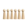 Träfigur 6-pack 70 mm